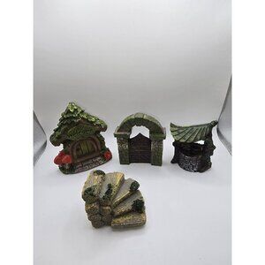 Fairy garden miniatures lot NEW 4 PCS